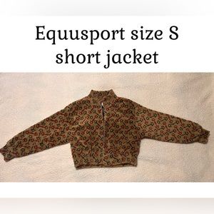 Vintage 90’s Equusport cropped bolero jacket horse equestrian ranch huntseat S